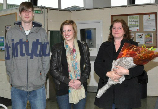 Craig, Nicole and Yvonne - our very special guests for the day